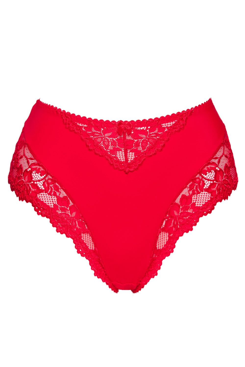 Plaisir Beate Midi Slip - Plain Red