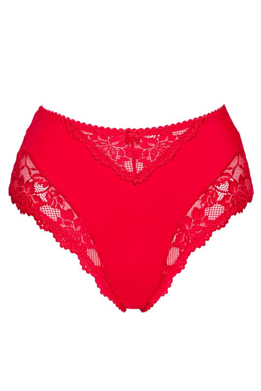 Plaisir Beate Midi Slip - Plain Red