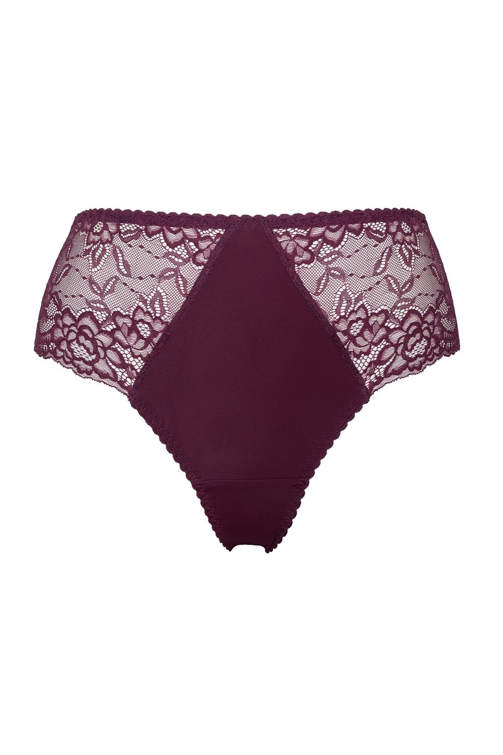 Plaisir Lush Brazilian Slip - Burgundy