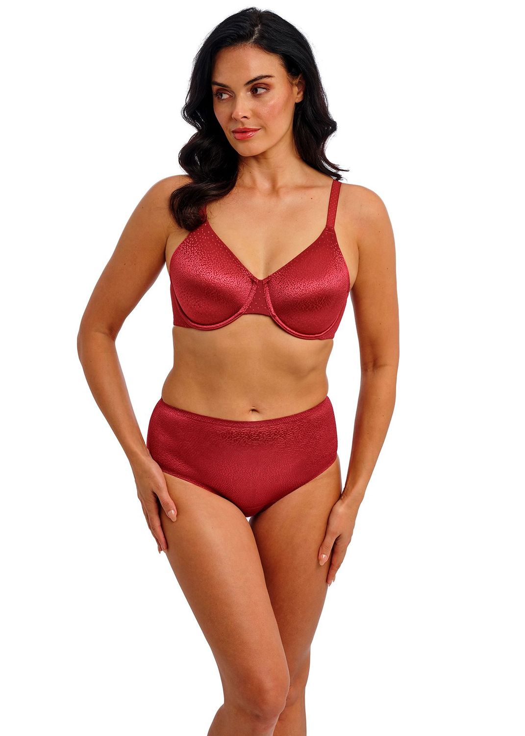 Wacoal Black Appeal Brief Regina - Red Wacoal Black Appeal Brief Regina - Red