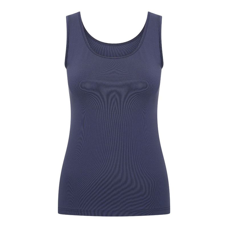 RJ Bodywear Pure Color Valence L.Singlet - Donker Blauw