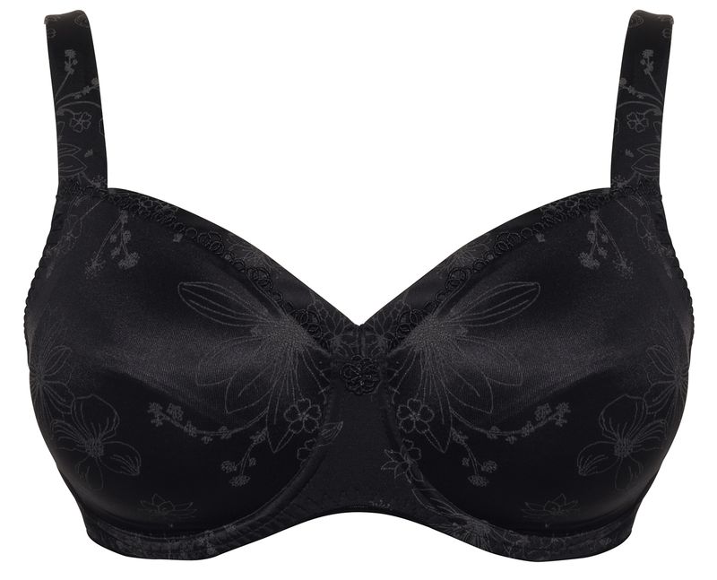 Ulla Dessous Beugel BH Viola - Zwart