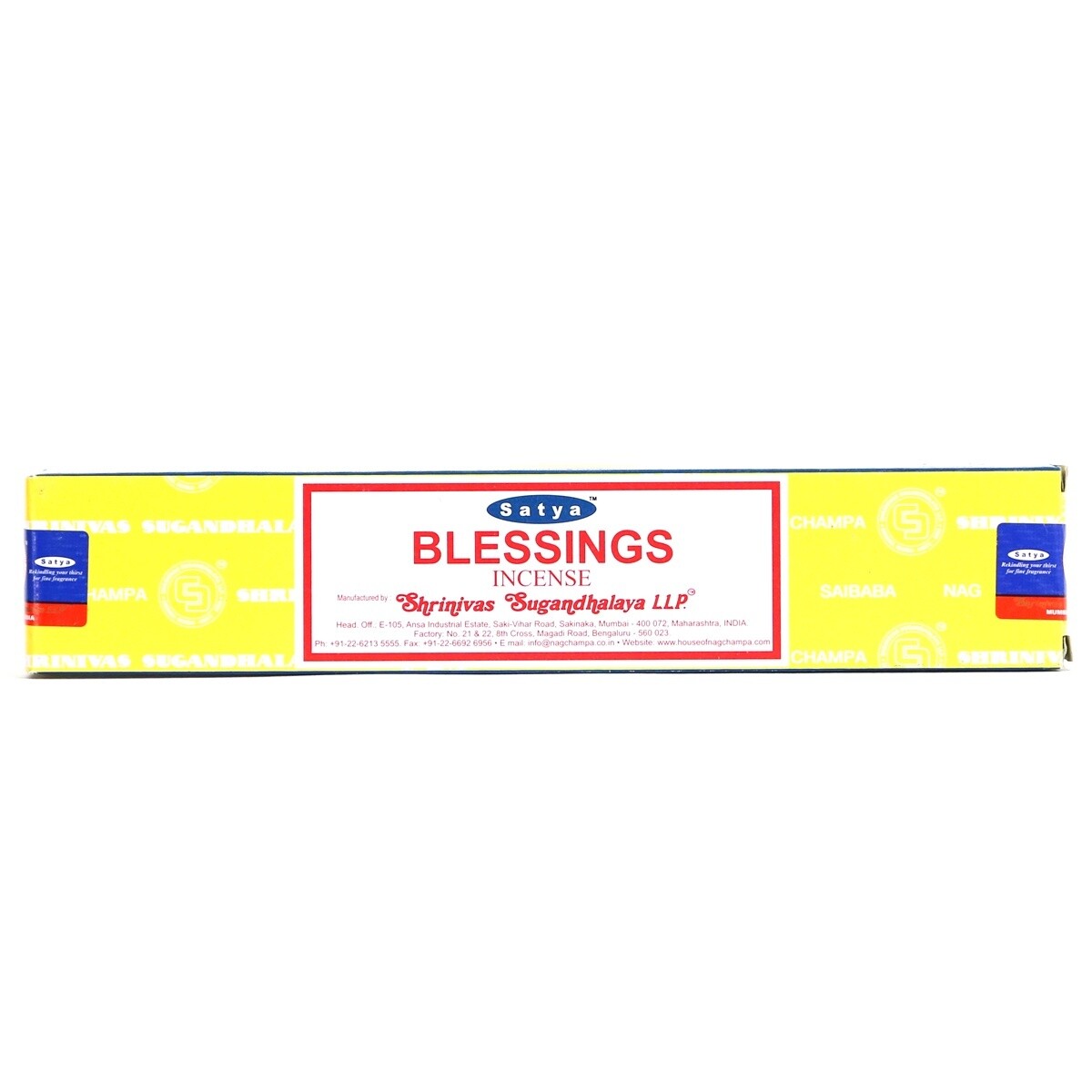Satya Incense, Scent: Blessings, Size: 15g