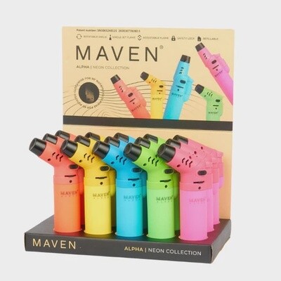 Maven Alpha+ Neon Torch Lighters