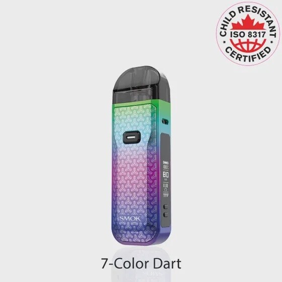 SMOK Nord 5 80W Pod Kit 2mL, Color: 7-Colour Dart