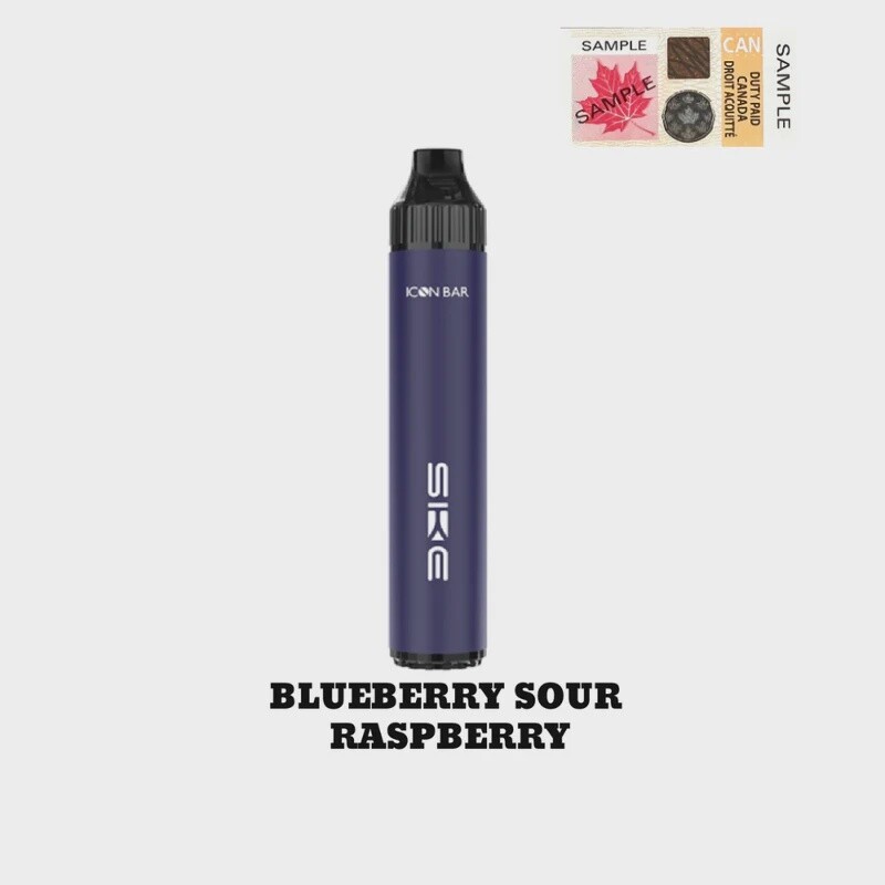 Icon Bar Hybrid, Flavor: Blueberry Sour Raspberry