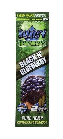 Juicy Hemp Wraps, Juicy Jay Hemp Wraps: Black n Blueberry