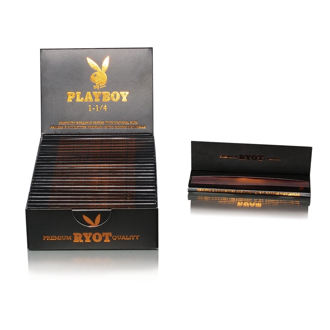 PLAYBOY By RYOT Rolling Papers, Style: Rose Gold 1 1/4