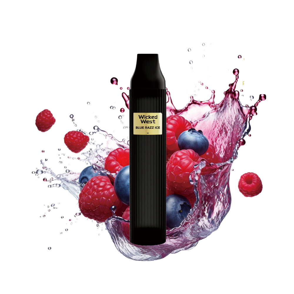 Wicked West Pillar (2500 Puffs), Flavour: Blue Razz Ice