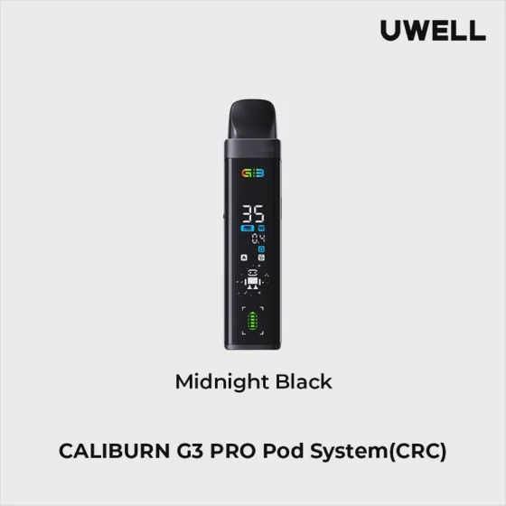 Caliburn G3 PRO, Colours: Midnight Black