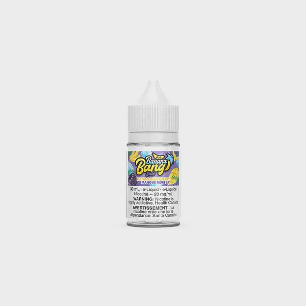 **Banana Bang Ice Salt**, Flavour: **Mango Blackberry**, Strength: 12mg