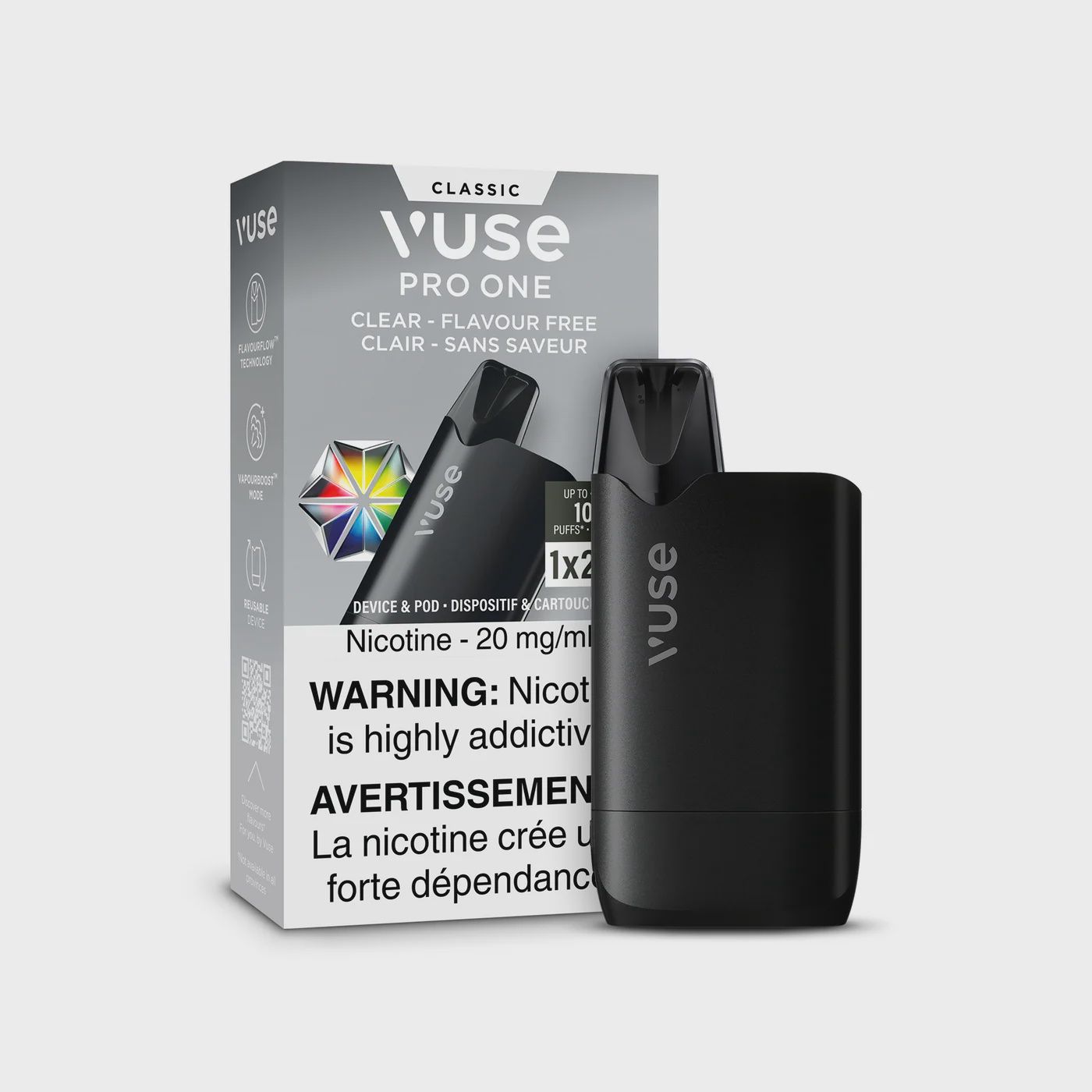 Vuse Pro One, Flavor: Clear Tobacco