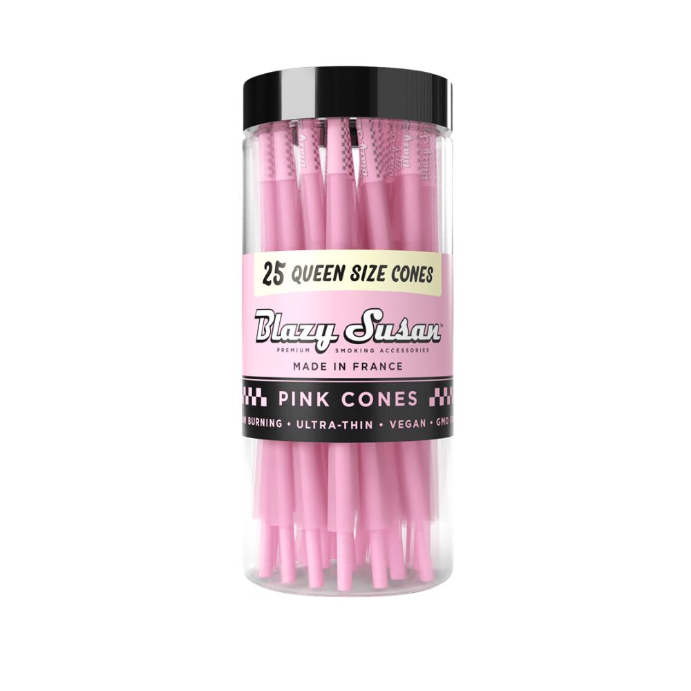 Blazy Susan Papers &amp; Cones, Material: Pink Queen Size Cones - 25ct