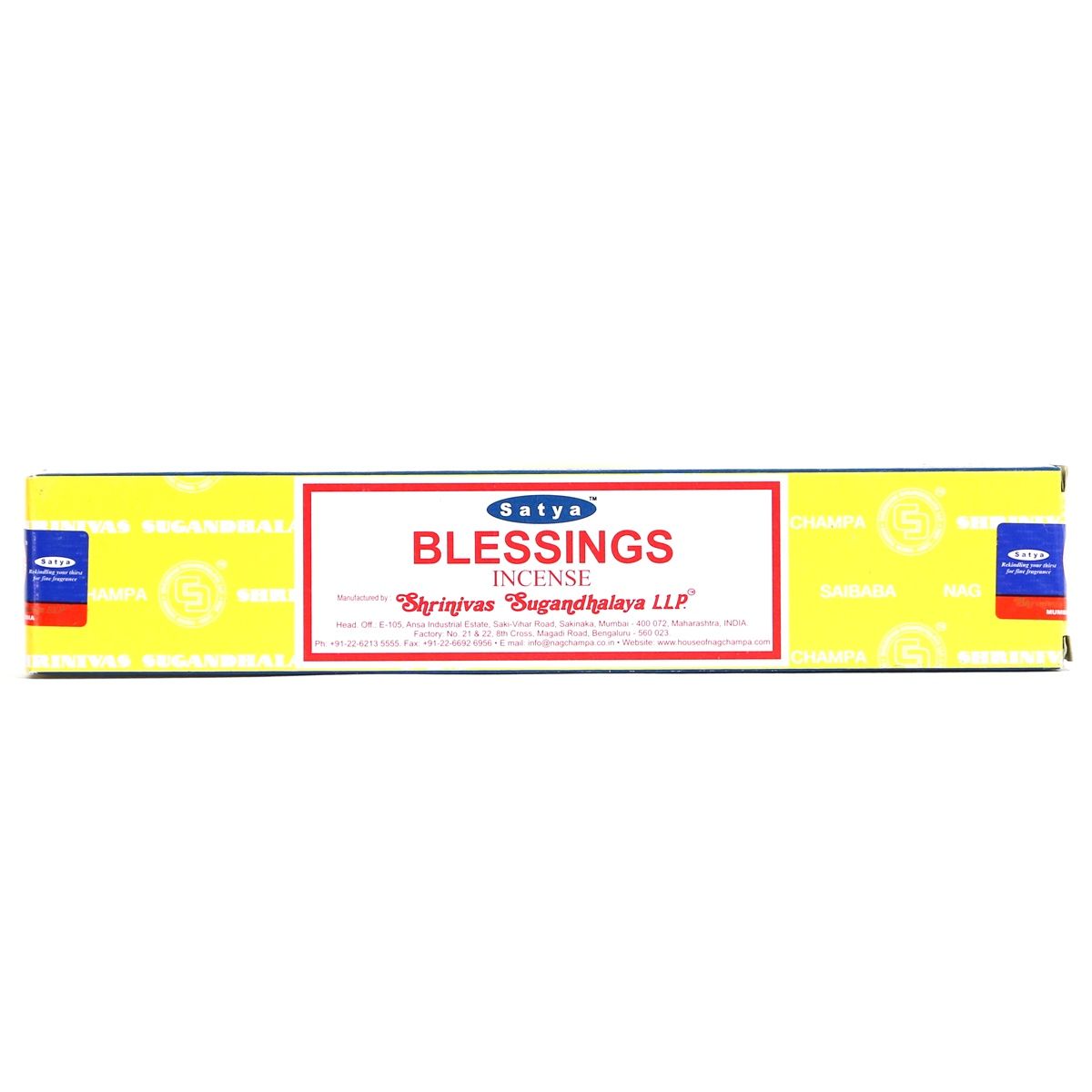 Satya Incense, Scent: Blessings, Size: 15g