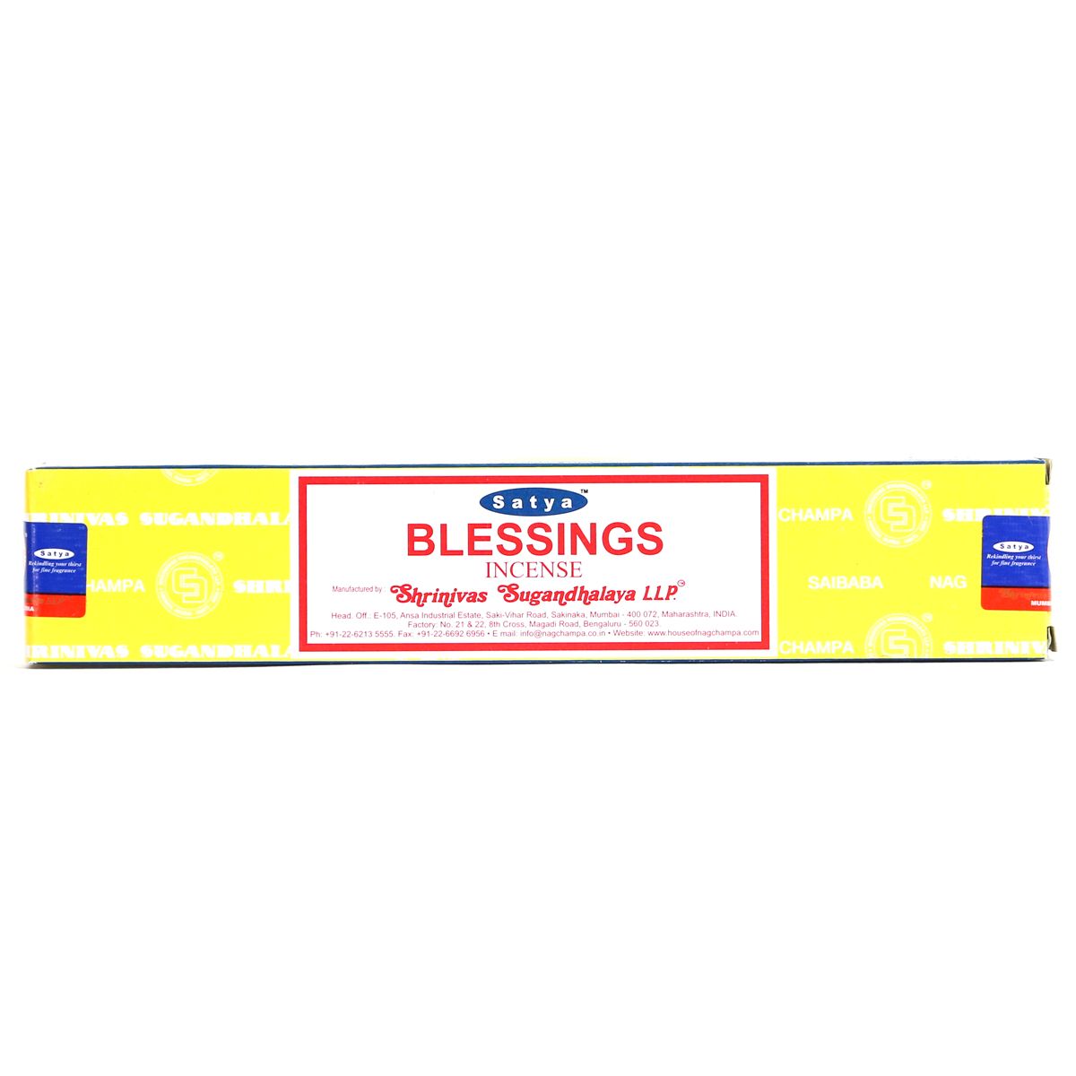 Satya Incense, Scent: Blessings, Size: 15g
