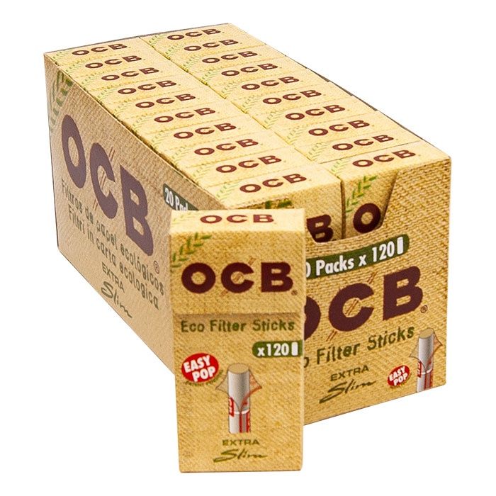 OCB Filters, Style: Organic Hemp Extra Slim Filter Sticks