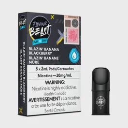 Flavour Beast Pods (Excise Taxed), Flavour: Blazin' Banana Blackberry Iced