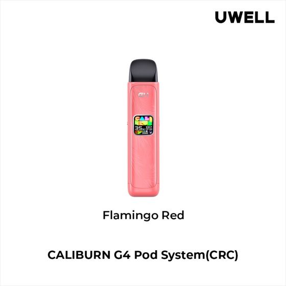 UWELL Caliburn G4 Pod Kit, Colour: Flamingo Red