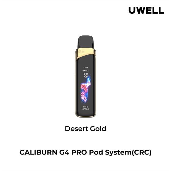 UWELL Caliburn G4 Pro, Colour: Desert Gold