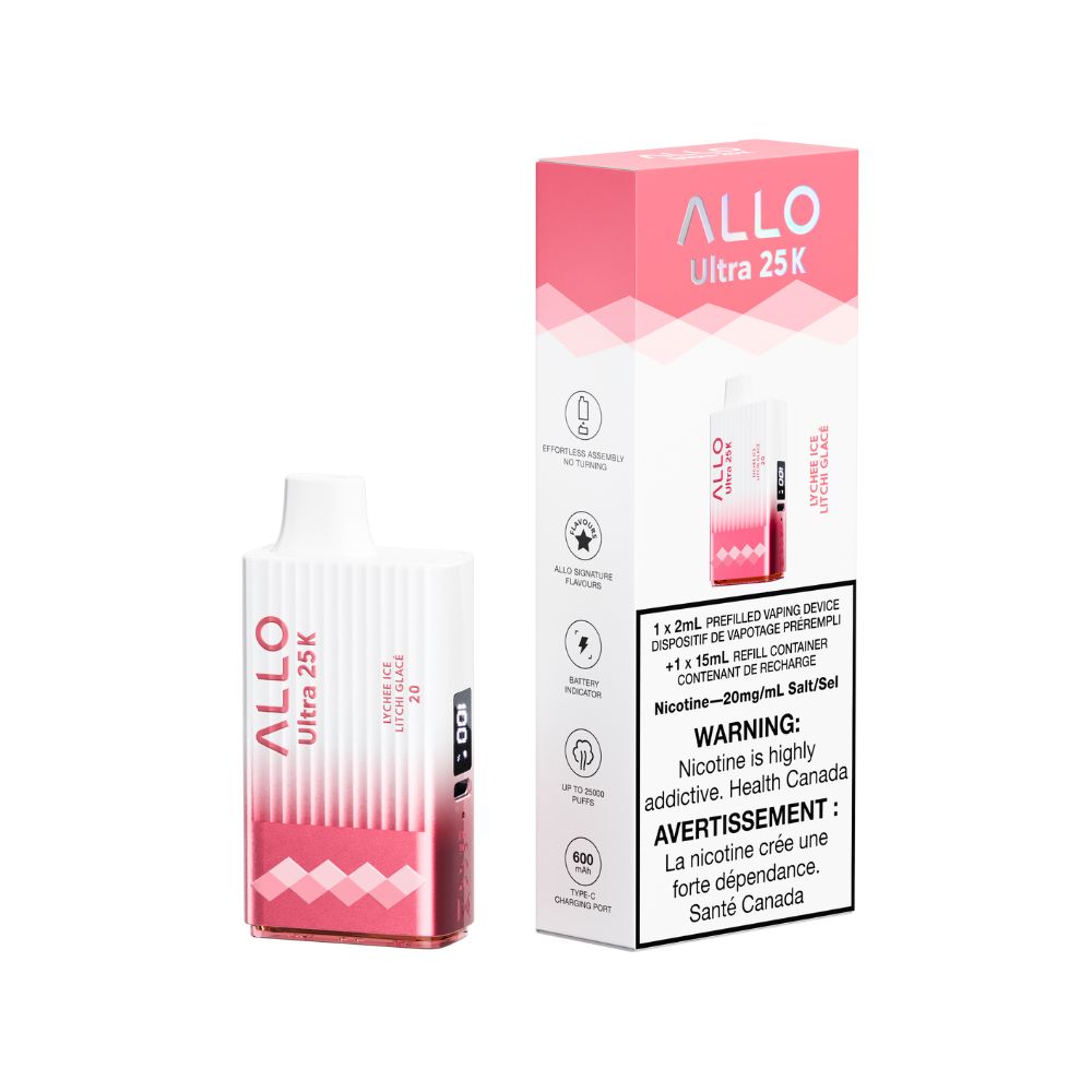 Allo Ultra 25K, Flavour: Lychee Ice