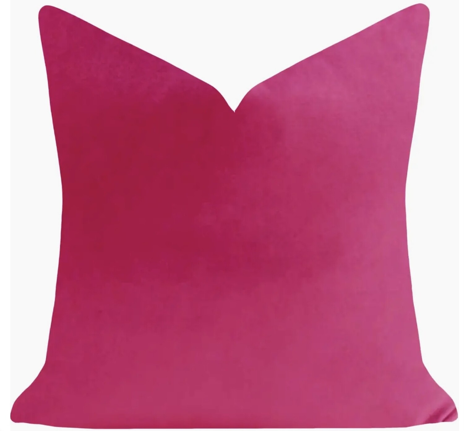 Bright Pink Velvet Pillow 22x22