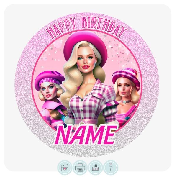 Topper Barbie | Barbie birthday cake, Barbie birthday, Barbie birthday party