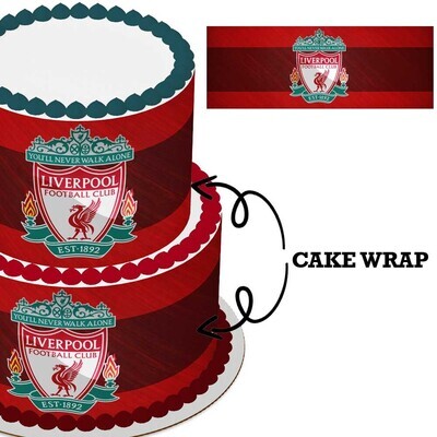 Liverpool Football Club Cake wrap 