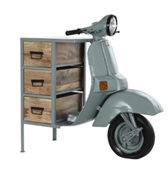 CAJONERA VINTAGE MOTO VESPA