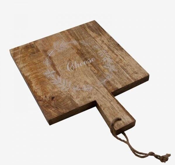 TABLA DE MADERA QUESO CUADRADA