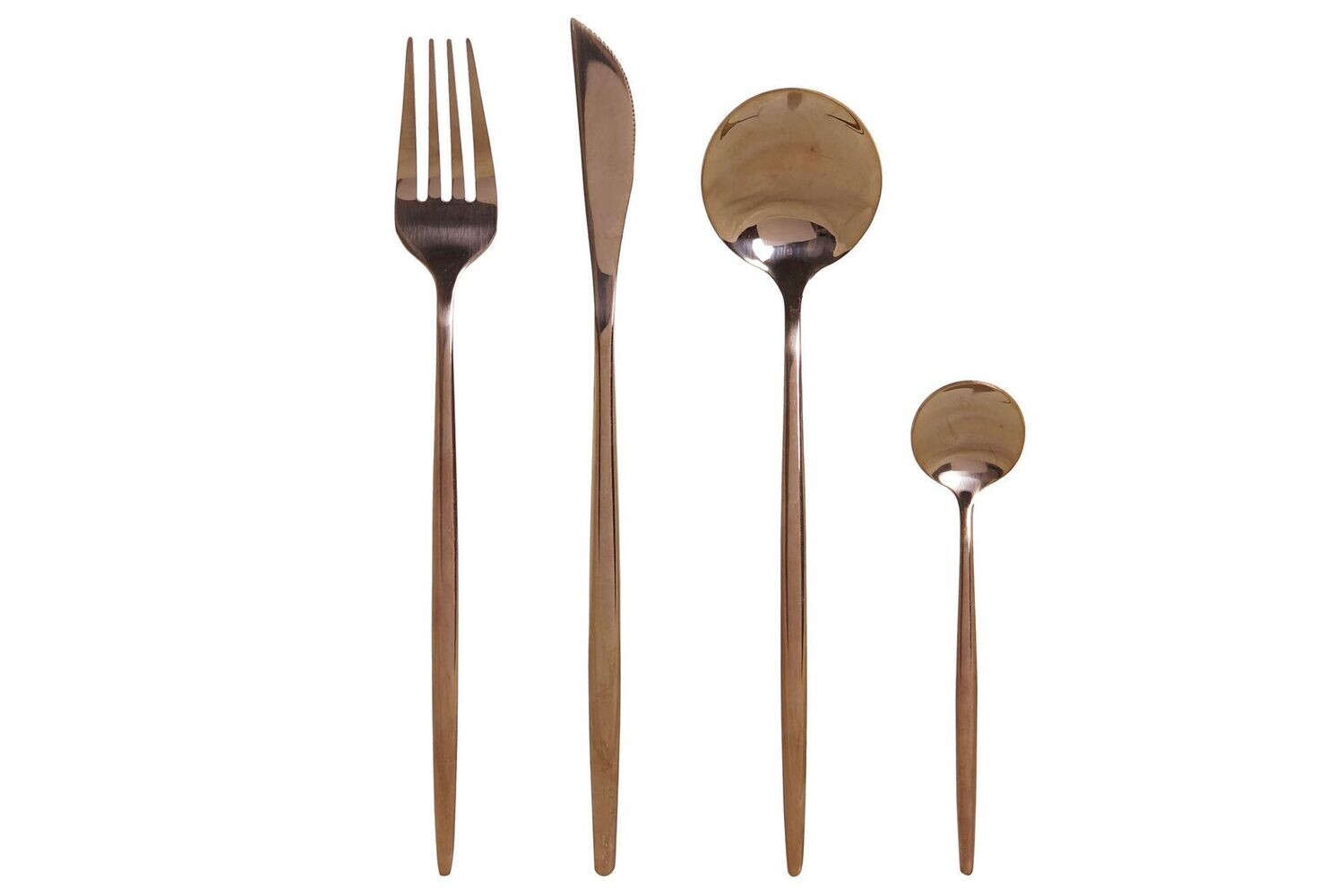 CUBERTERIA SET 16 INOX  BRONCE