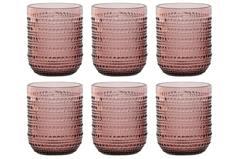 ROSA SET DE 6 VASOS