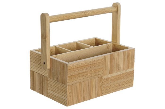 CUBERTERO CON ASA EN MADERA DE BAMBU
