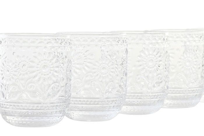 VASO DE CRISTAL MARGARITAS SET DE 6