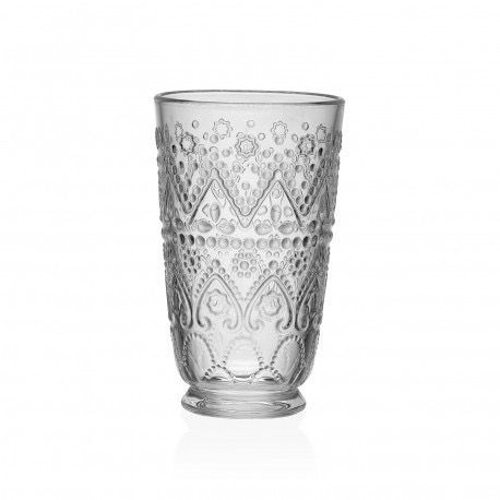 SET DE 6 VASOS DE CRISTAL LABRADO