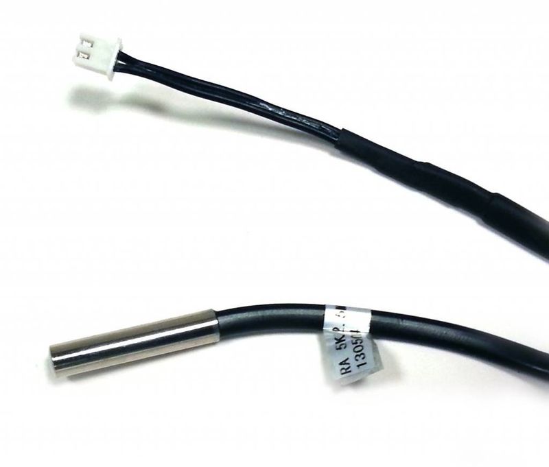 Temperatuursensor met 2.5m kabel (kort)