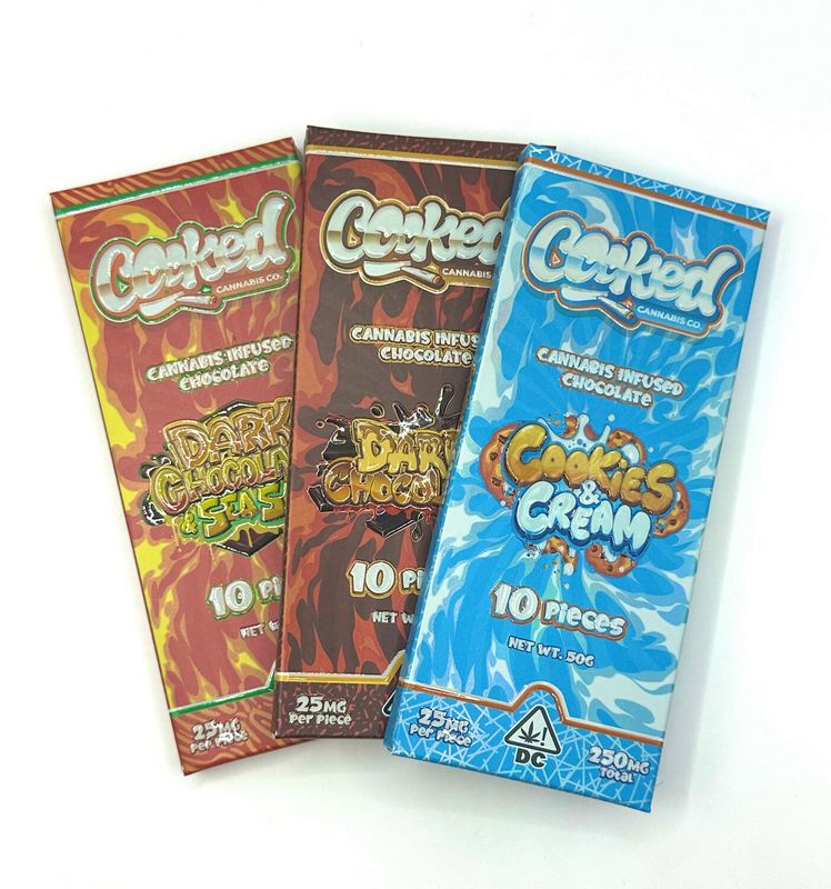 Cooked Chocolate Bars (10pc X 25mg | 250mg)