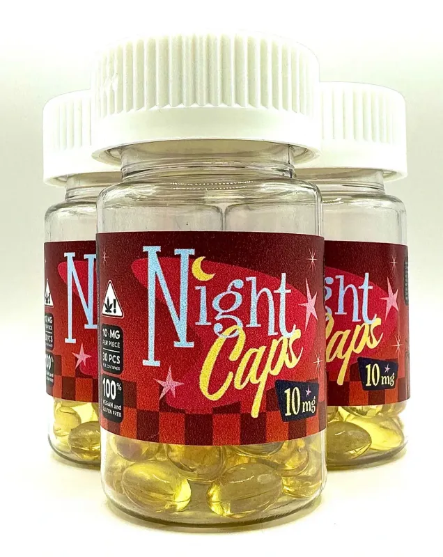 Night Caps (THC Distillate Pills)  (30pc X 10mg | 300mg)