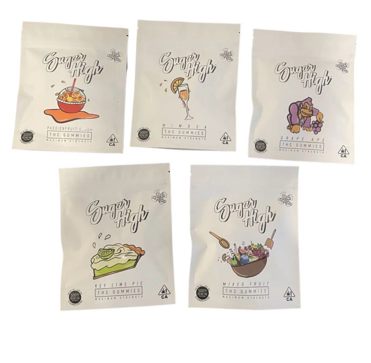 Sugar Highs 50 (10 Pc X 50mg) 500 Mg Total