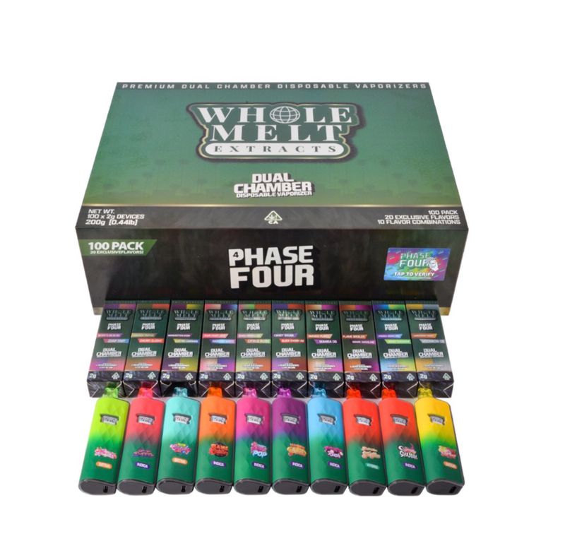 New Wholemelts Dual Chamber 2 Gram THC Vape