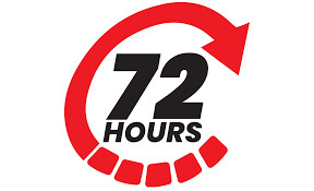 Service within 72hrs
