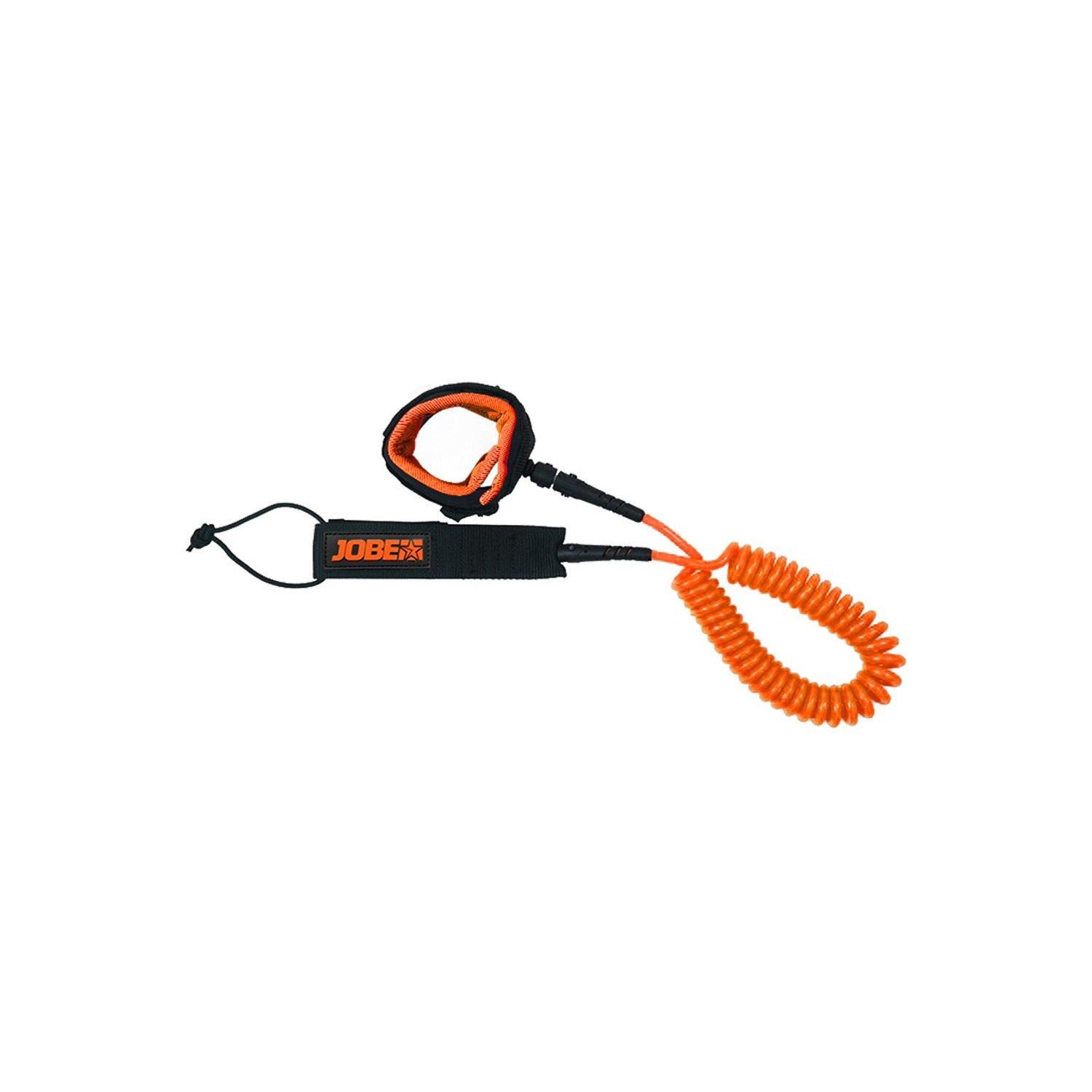 Jobe coiled sup leash, Colour: Orange, Size: 10 feet