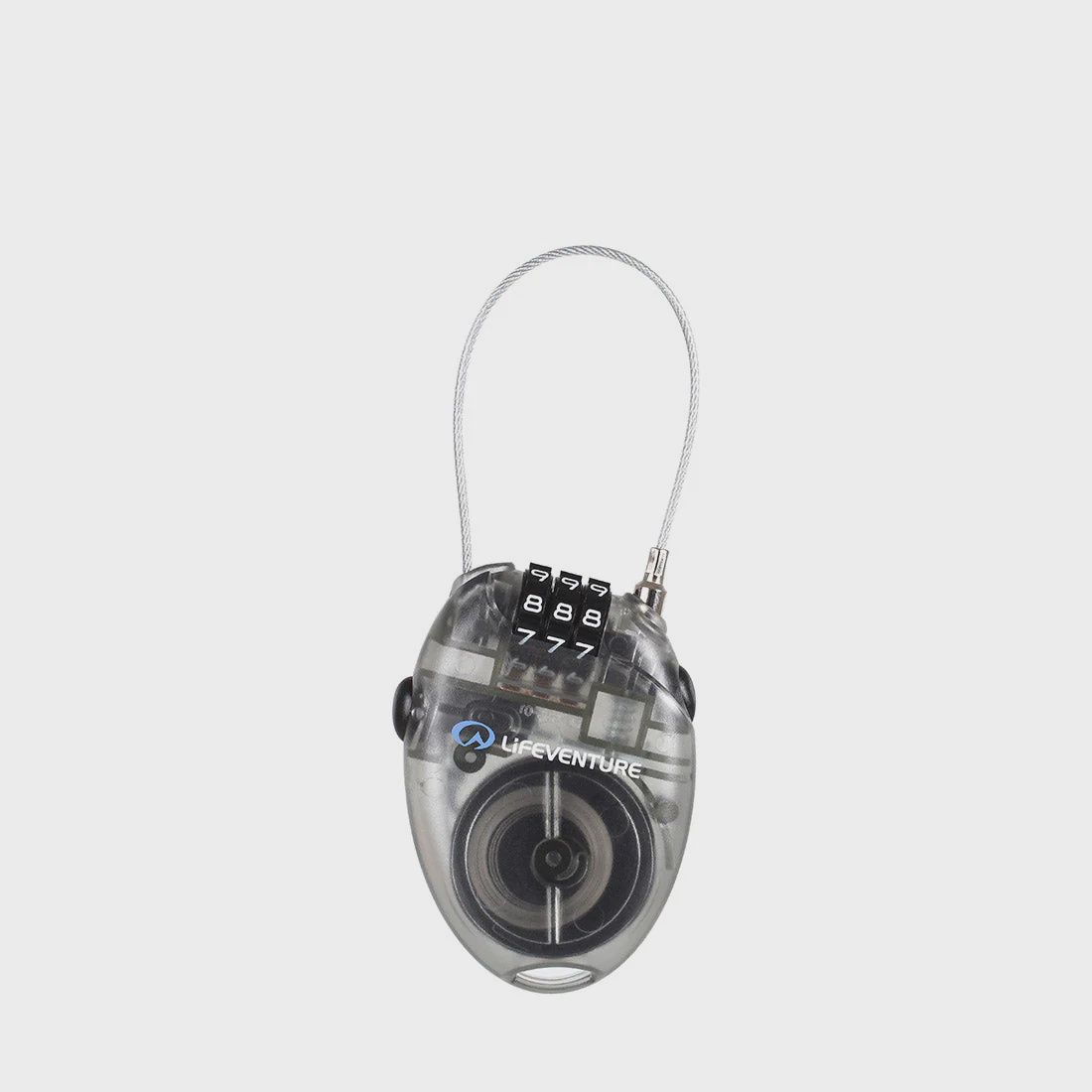 Lifesystem mini cable lock, Colour: Black