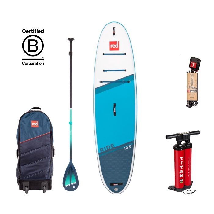 Red Paddle Co. Ride 10&#39;6&quot; SUP Package - Ex Rental, Age: Ex-Rental