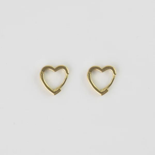 Heart Hoop Earring