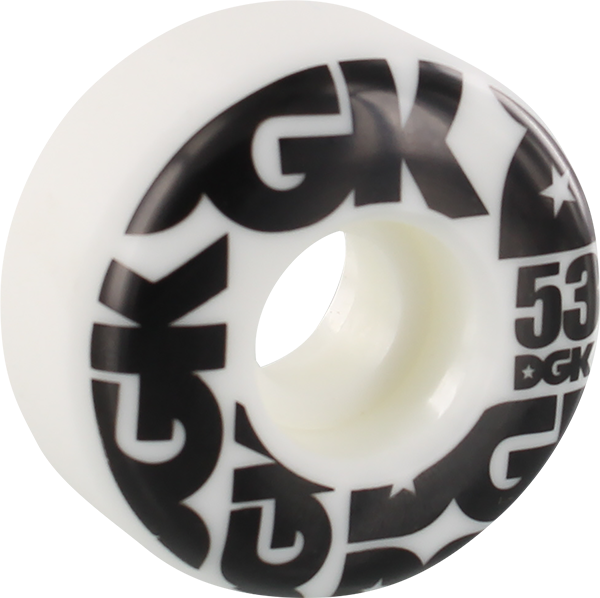 DGK Street Formula 53mm 101a White/Black