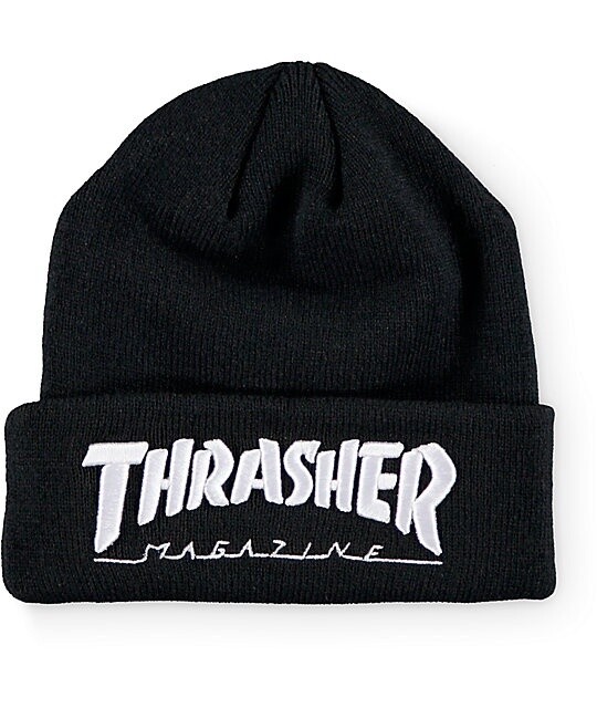 Thrasher Embroidered Logo Beanie