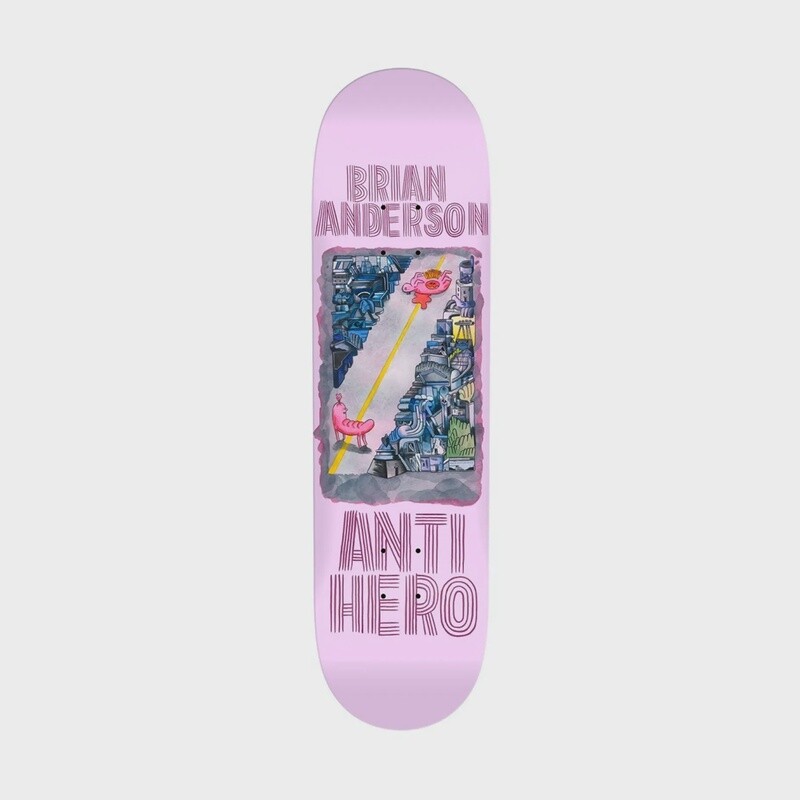 ANTIHERO ANDERSON HUG PAVEMENT SKATEBOARD DECK 8.75&quot;