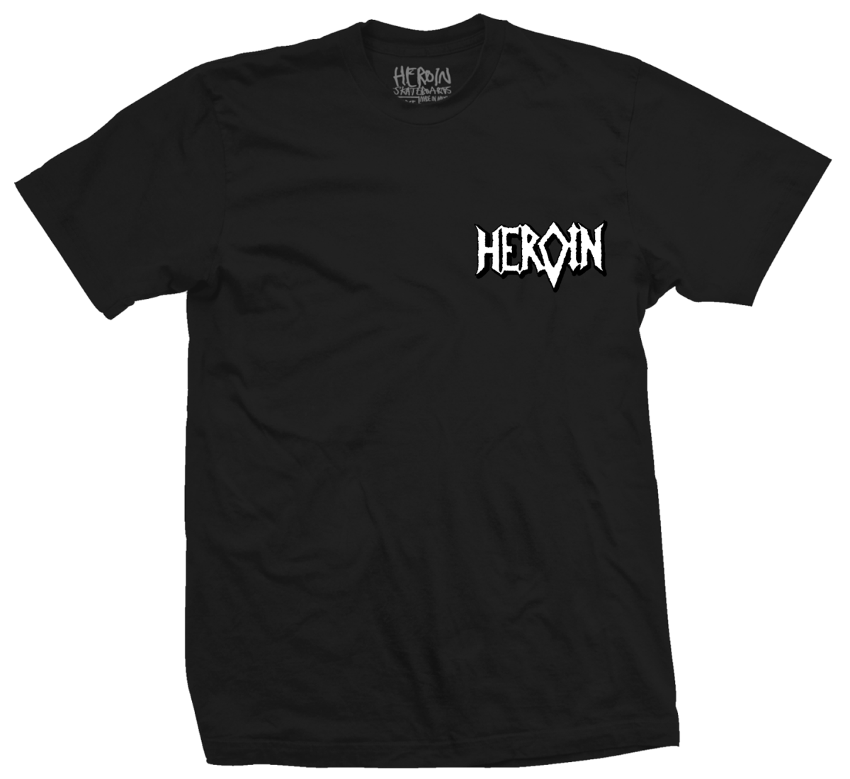 Heroin Die Tonight Black T-shirt