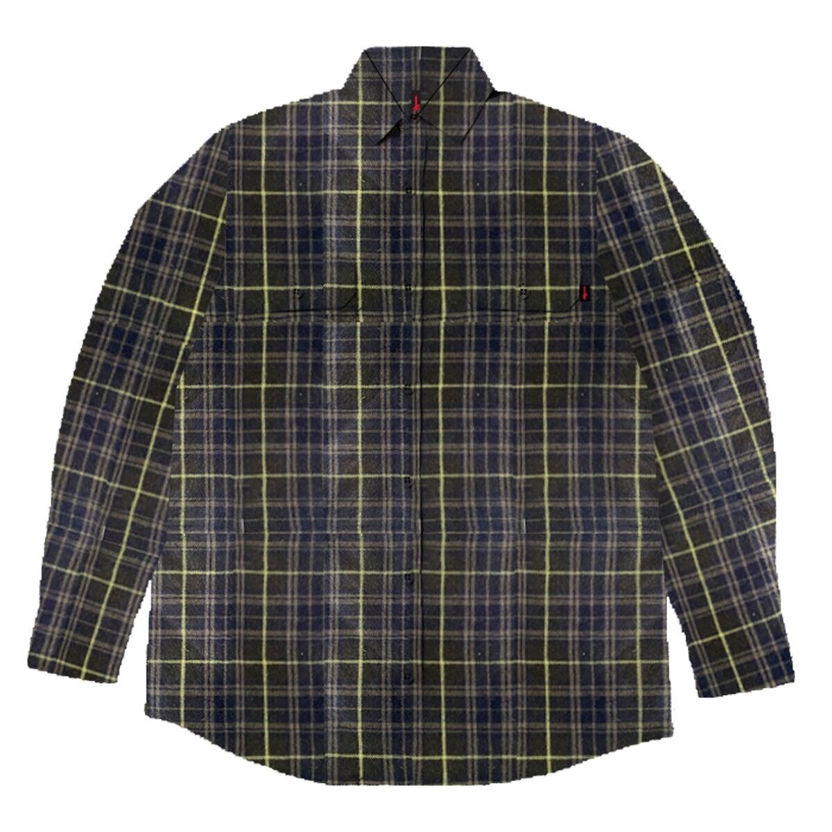 Deathwish Dro's Long Sleeve Striped Flannel