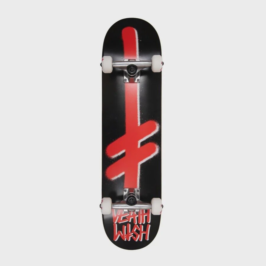 Deathwish Gang Logo Black and Red Complete - 8"
